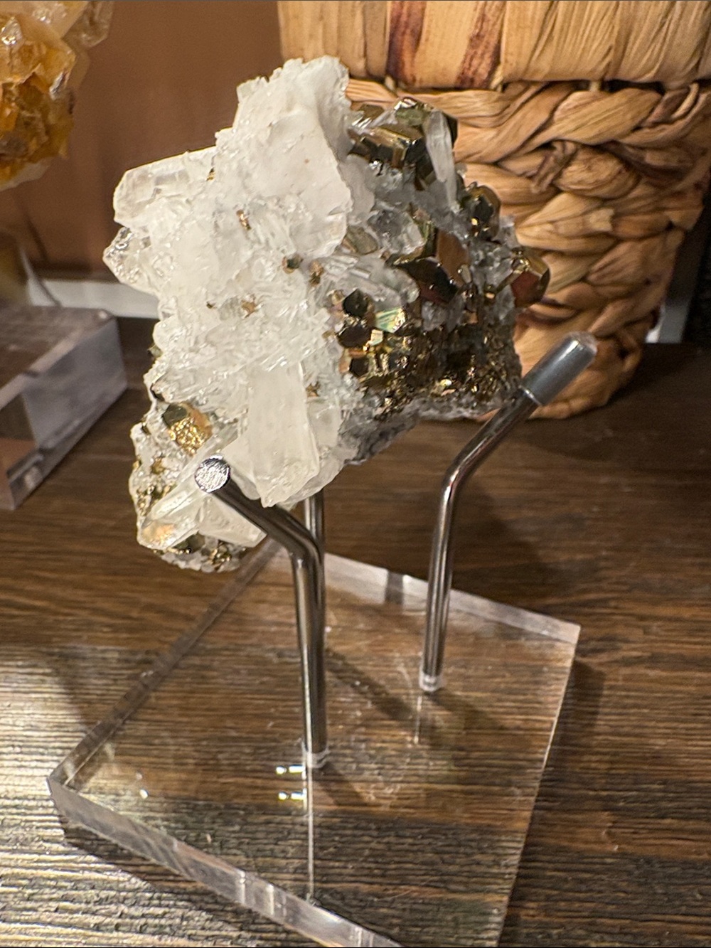 Pyrite and Quartz - Picture 3 of 6